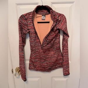 Nike half zip long sleeve shirt size small